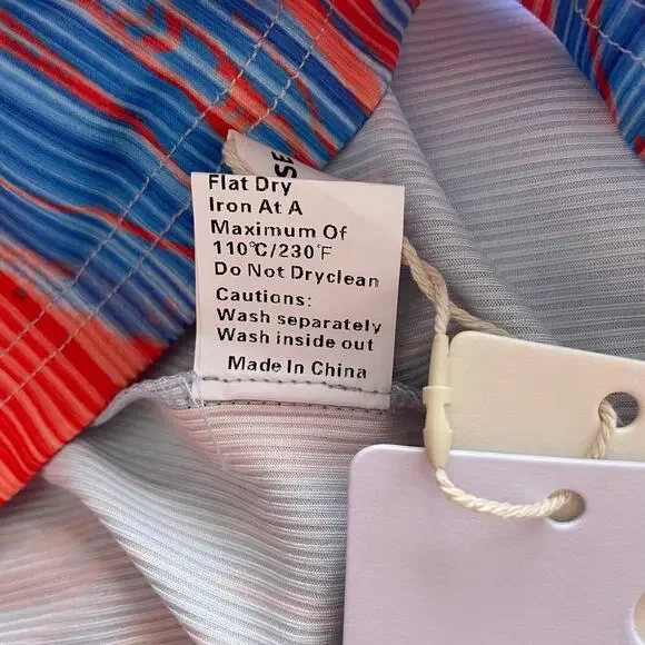 Commense Flaming Passions Long Dress Cowl V-Neck Sleeveless Size Small NEW - Picture 8 of 8